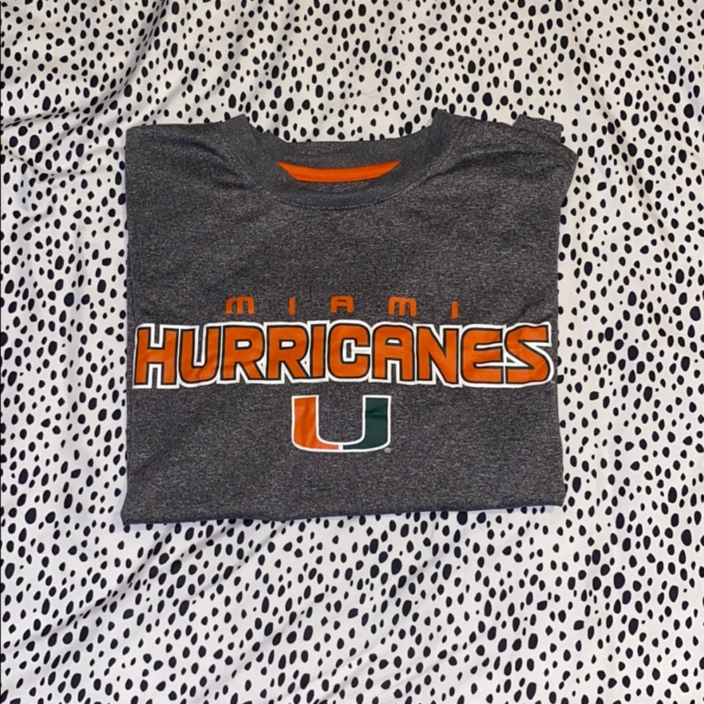 Miami hurricanes Dri-fit Tee